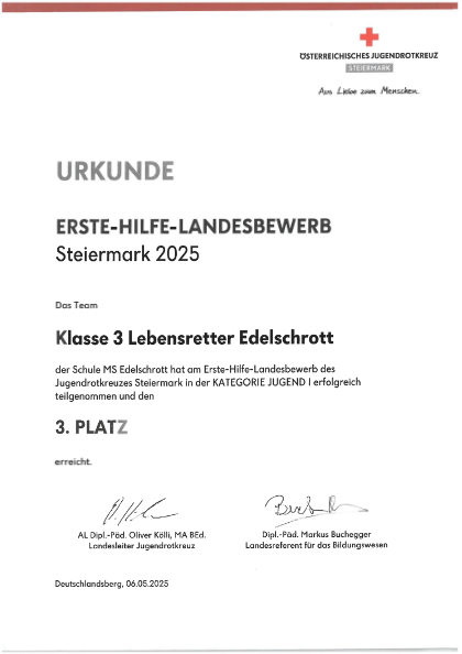 Mehr über den Artikel erfahren Erste Hilfe Landesbewerb